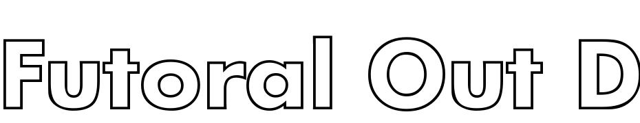 Futoral Out DB Normal Font Download Free